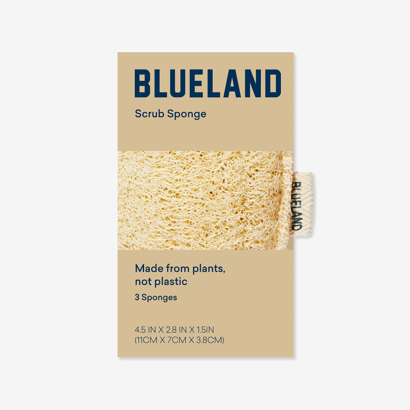 Blueland Compostable Scrub Sponge Set of 3 Bespoke Post